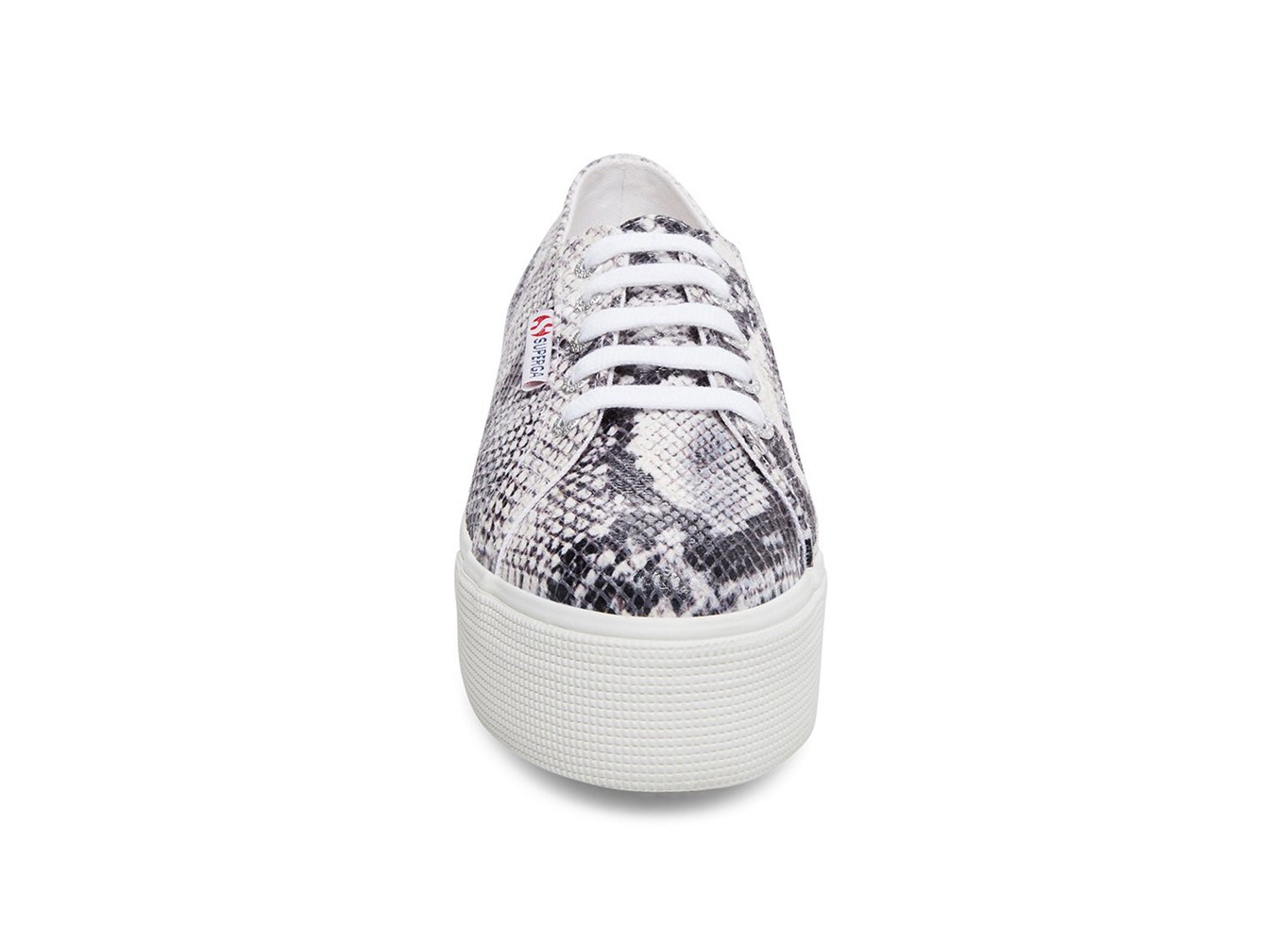 Superga Black/White/Snake Platform Womens - 2790 Pufanw - 465QNIPMU